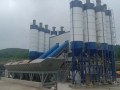 Road construction machine cement concrete batching plant with PLC beton plant concrete production line specification 