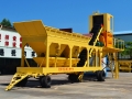 Best price ready mix concrete machinery YHZS75 Mobile Concrete Batching Plant 75m3/h 